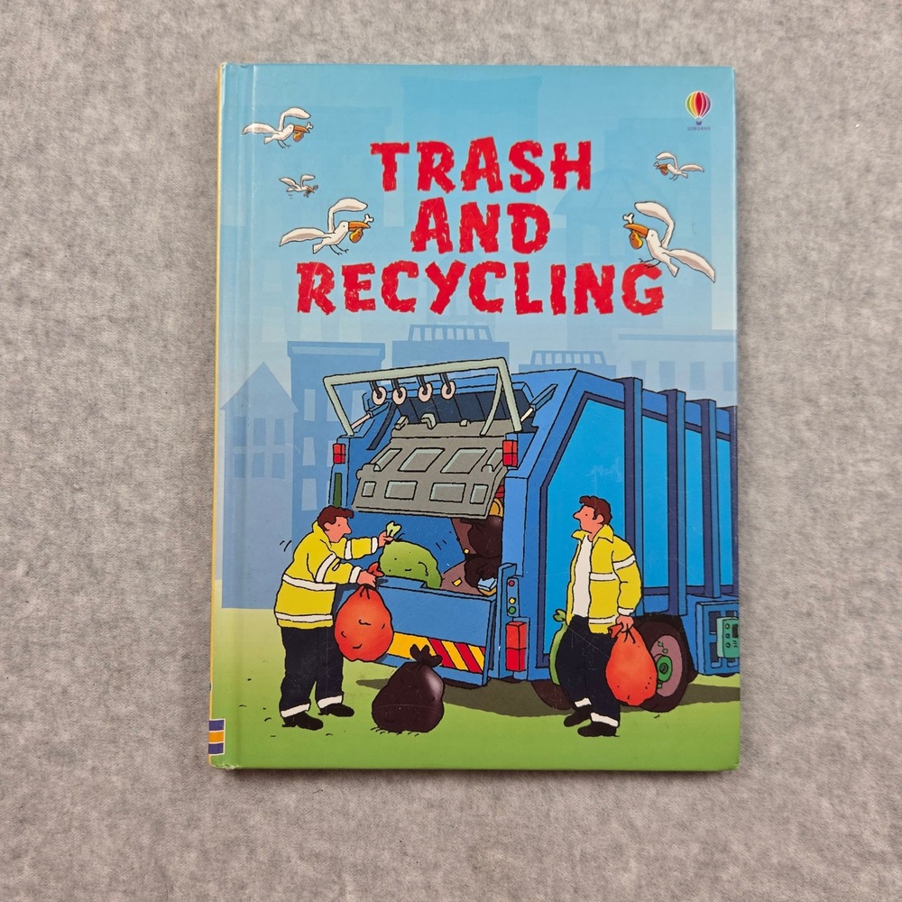 Usborne Beginners Level 2 Trash and Recycling Stephanie Turnbull Hardcover Book